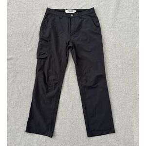 Mountain Khakis Pants Mens 34x32 Black Ridgeline Hybrid Outdoor Hiking Nylon‎